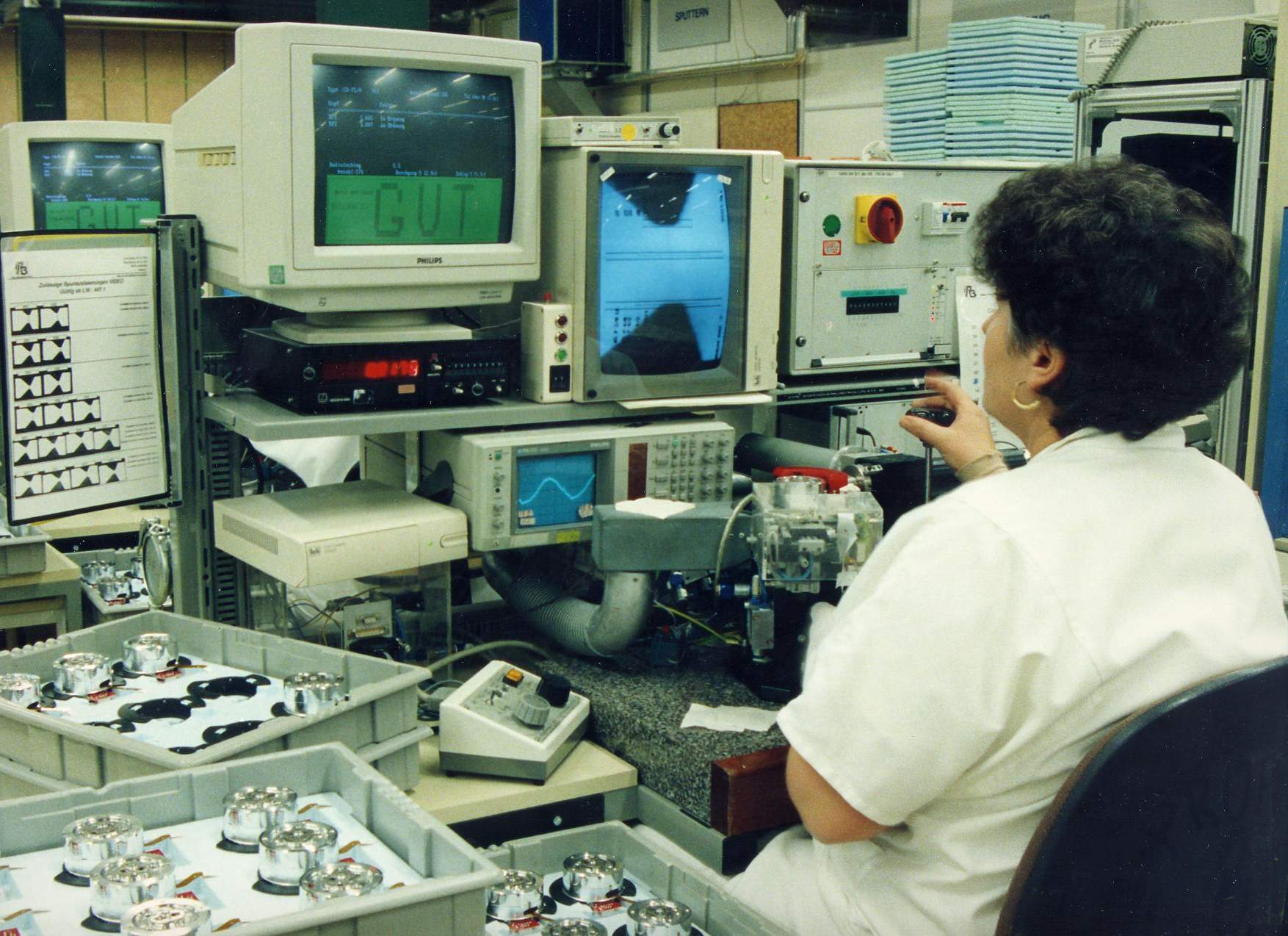 Scanner-Auslesung hor.